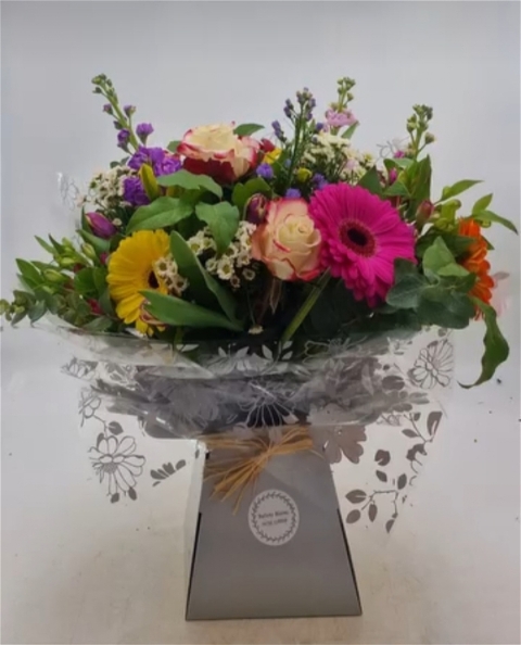 Glorious Bright Gift Box Flowers